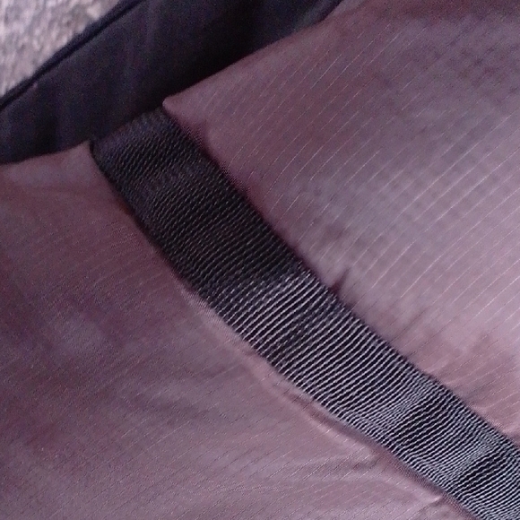 Vintage 90s Nike Men's Black and Brown Puffer Jacket - Picture 11 of 12